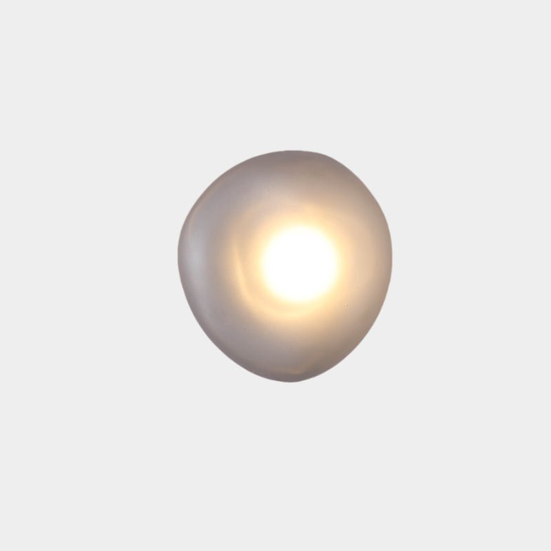Bubble Glass Wall Light Fixture-Lighting > Wall Lights-casanuva-22cmx22cm-Smoky gray & Gold-Warm Light-casanuva