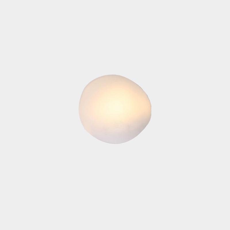 Bubble Glass Wall Light Fixture-Lighting > Wall Lights-casanuva-22cmx22cm-White & Gold-Warm Light-casanuva