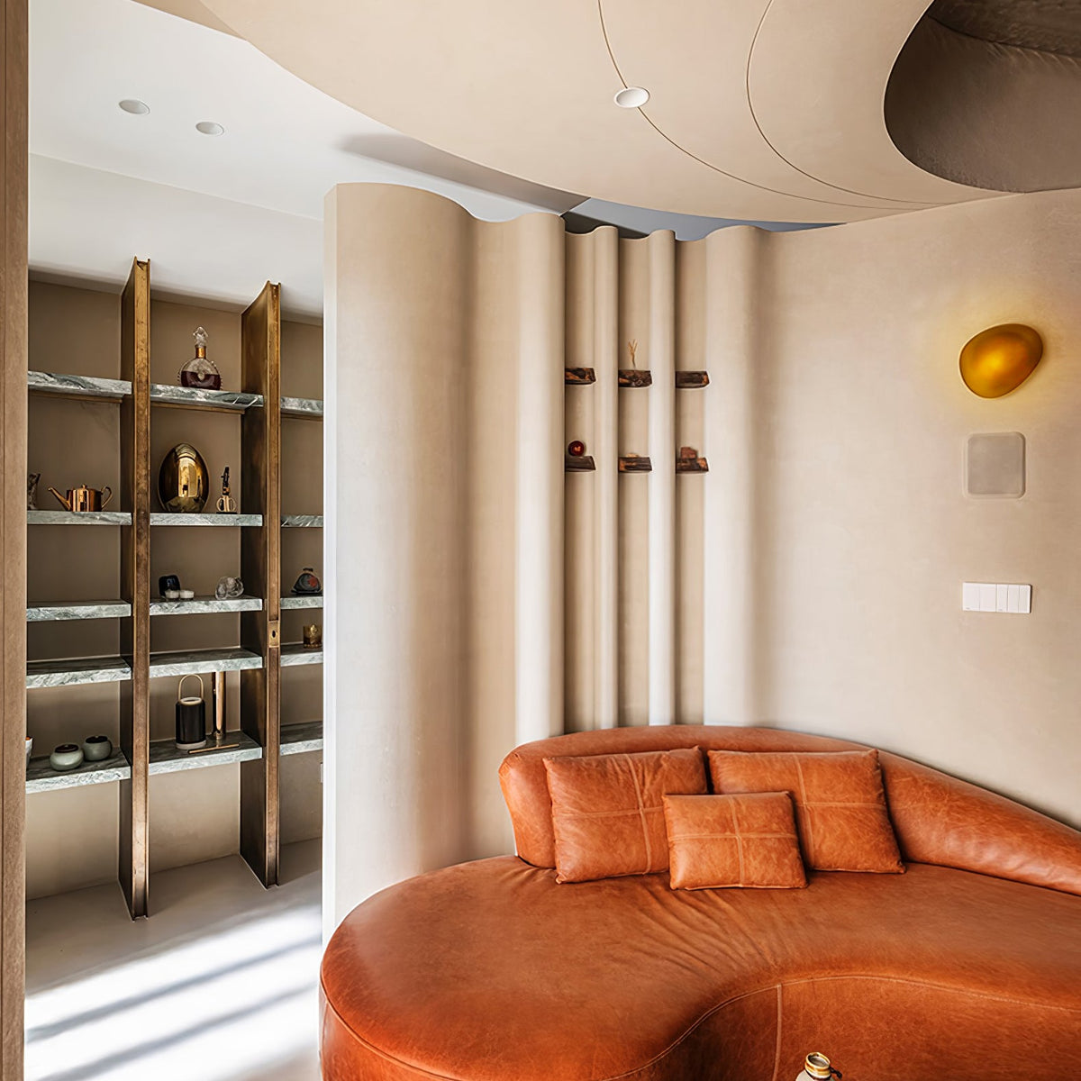Bubble Glass Wall Light Fixture-Lighting > Wall Lights-casanuva-casanuva