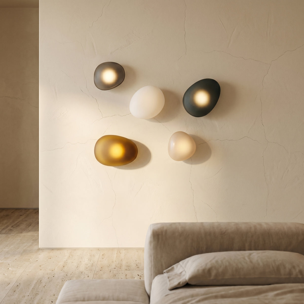 Bubble Glass Wall Light Fixture-Lighting > Wall Lights-casanuva-casanuva