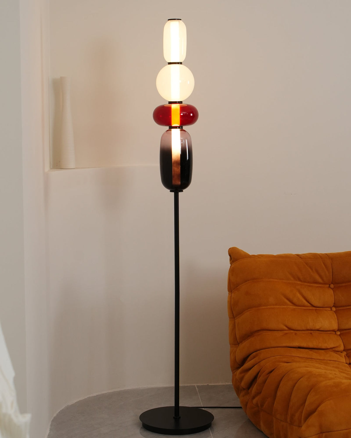 Candied Glass Floor Lamp-Lighting > Floor Lamps-casanuva-casanuva