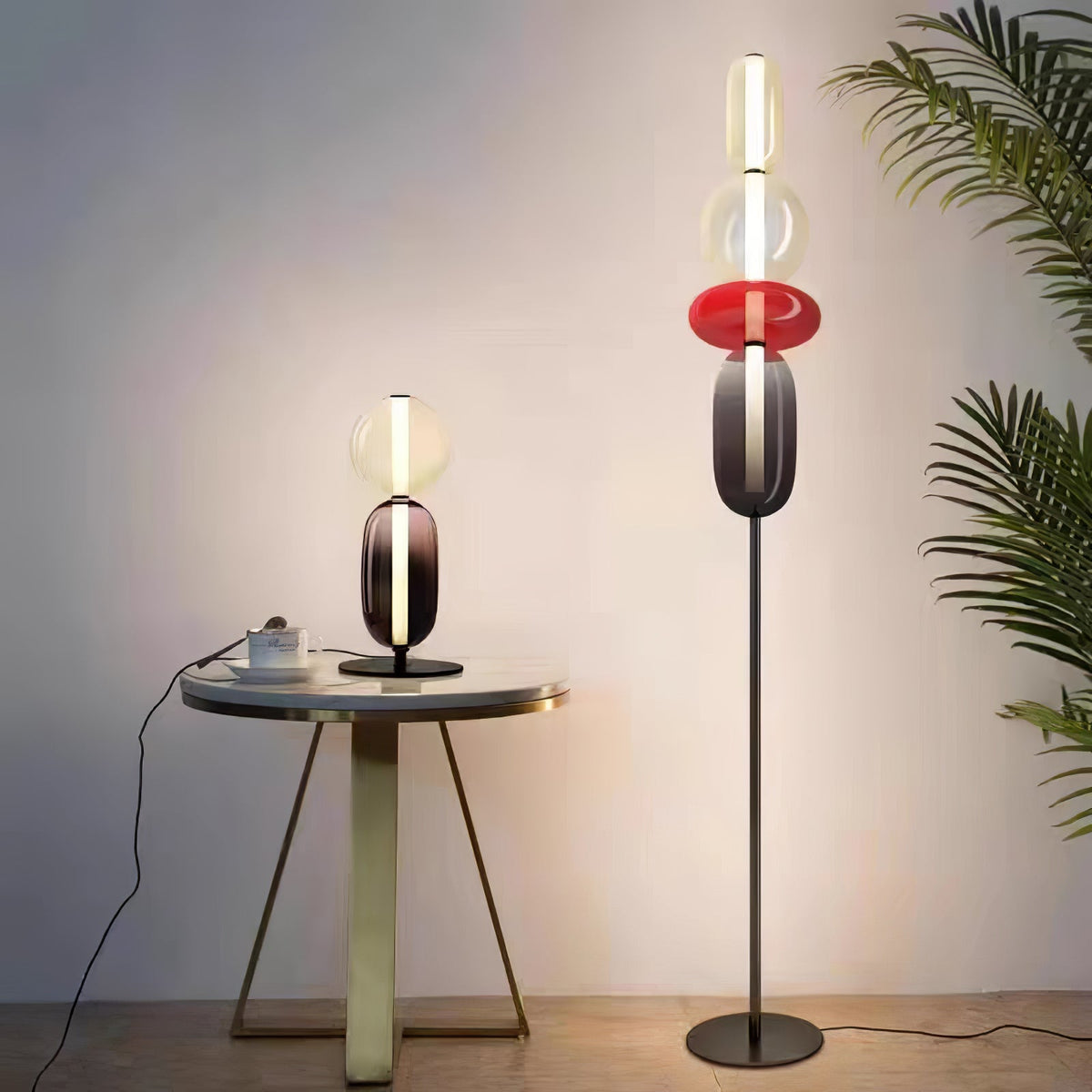 Candied Glass Floor Lamp-Lighting > Floor Lamps-casanuva-casanuva