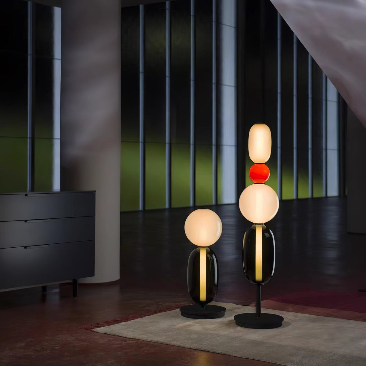 Candied Glass Floor Lamp-Lighting > Floor Lamps-casanuva-casanuva
