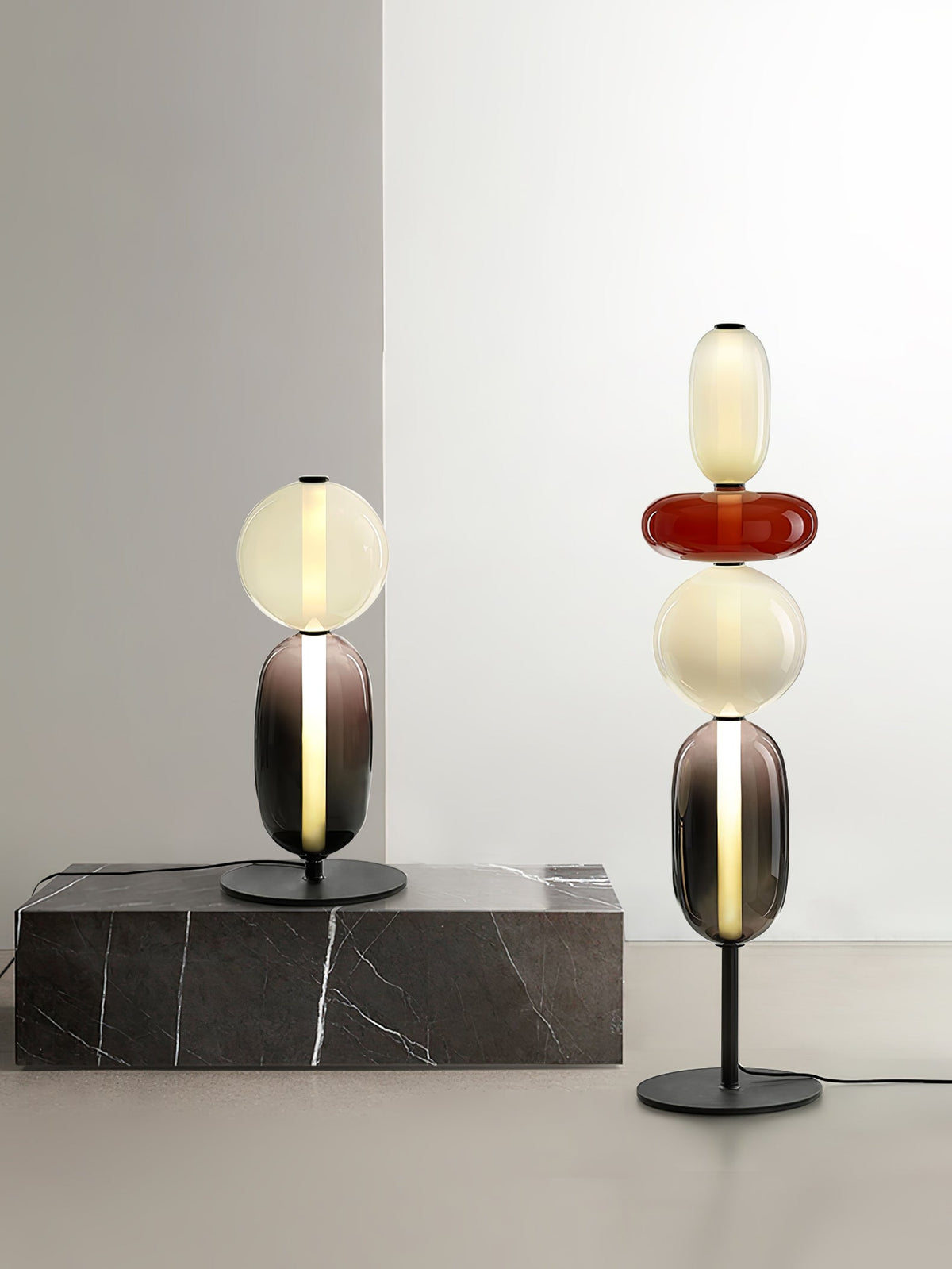 Candied Glass Floor Lamp-Lighting > Floor Lamps-casanuva-casanuva