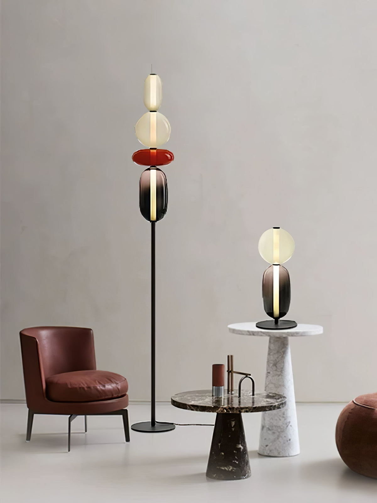 Candied Glass Floor Lamp-Lighting > Floor Lamps-casanuva-casanuva