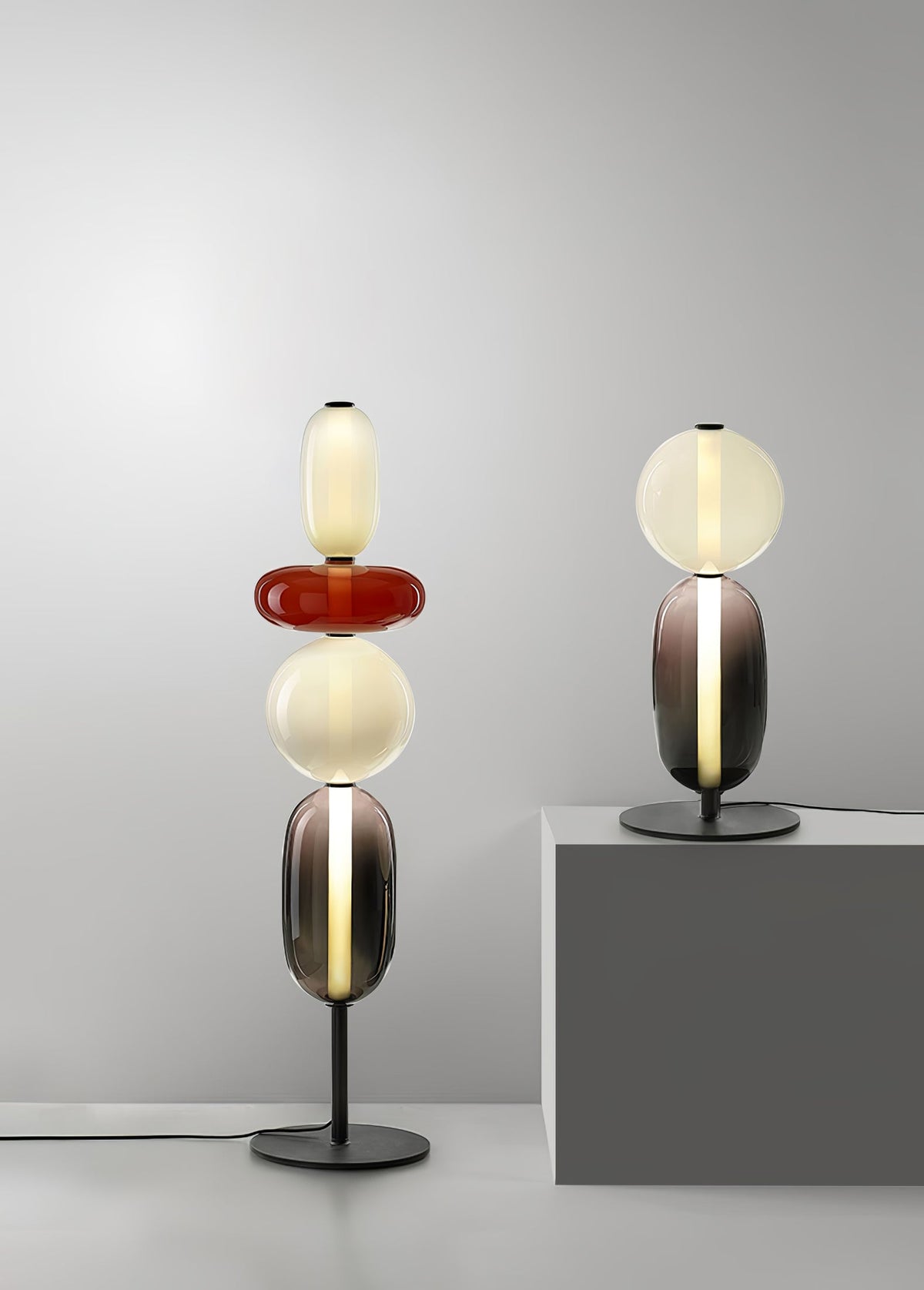 Candied Glass Floor Lamp-Lighting > Floor Lamps-casanuva-casanuva