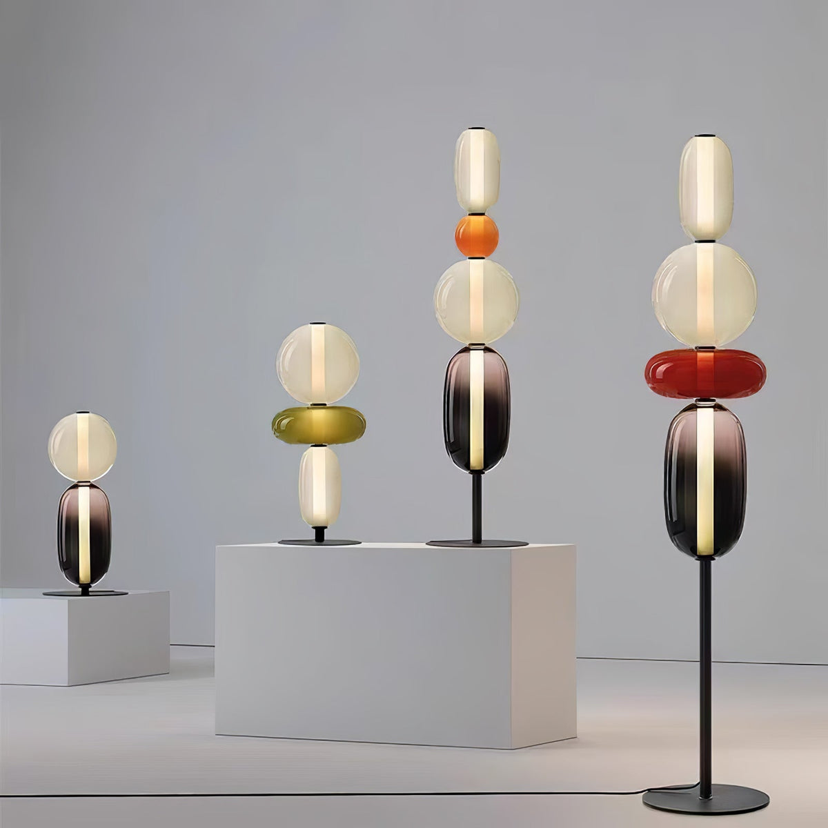Candied Glass Floor Lamp-Lighting > Floor Lamps-casanuva-casanuva