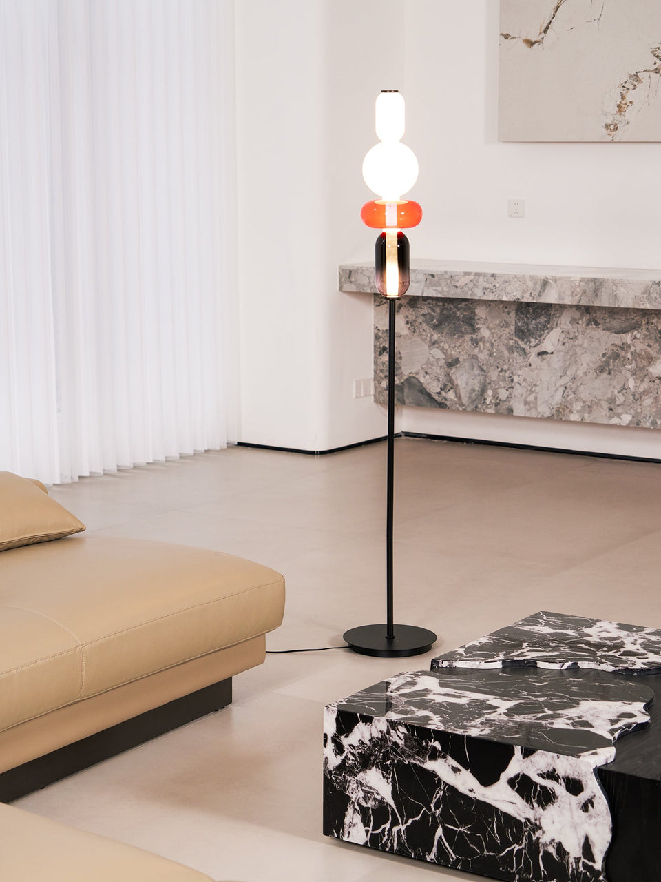 Candied Glass Floor Lamp-Lighting > Floor Lamps-casanuva-casanuva