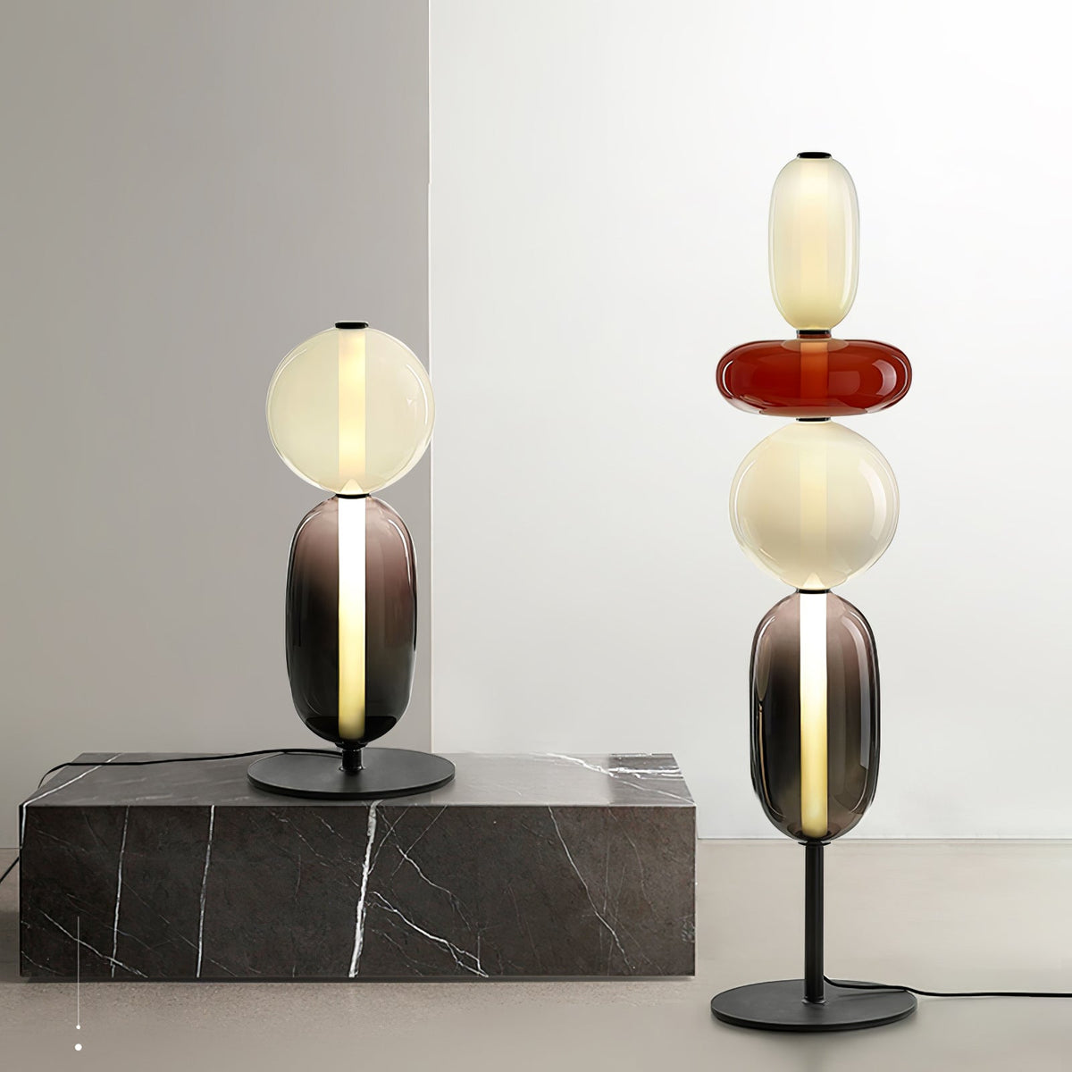 Candied Glass Floor Lamp-Lighting > Floor Lamps-casanuva-casanuva