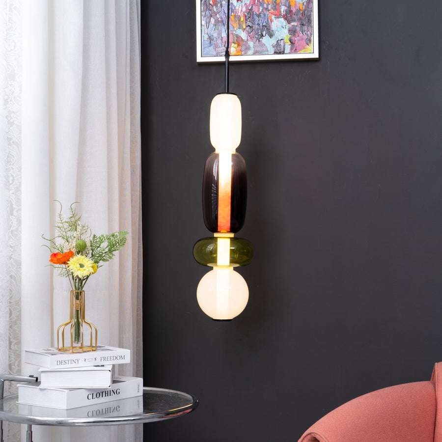 Candied Glass Pendant Light Fixture-Lighting > Pendant Lights-casanuva-casanuva