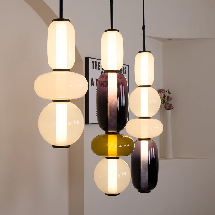 Candied Glass Pendant Light Fixture-Lighting > Pendant Lights-casanuva-casanuva