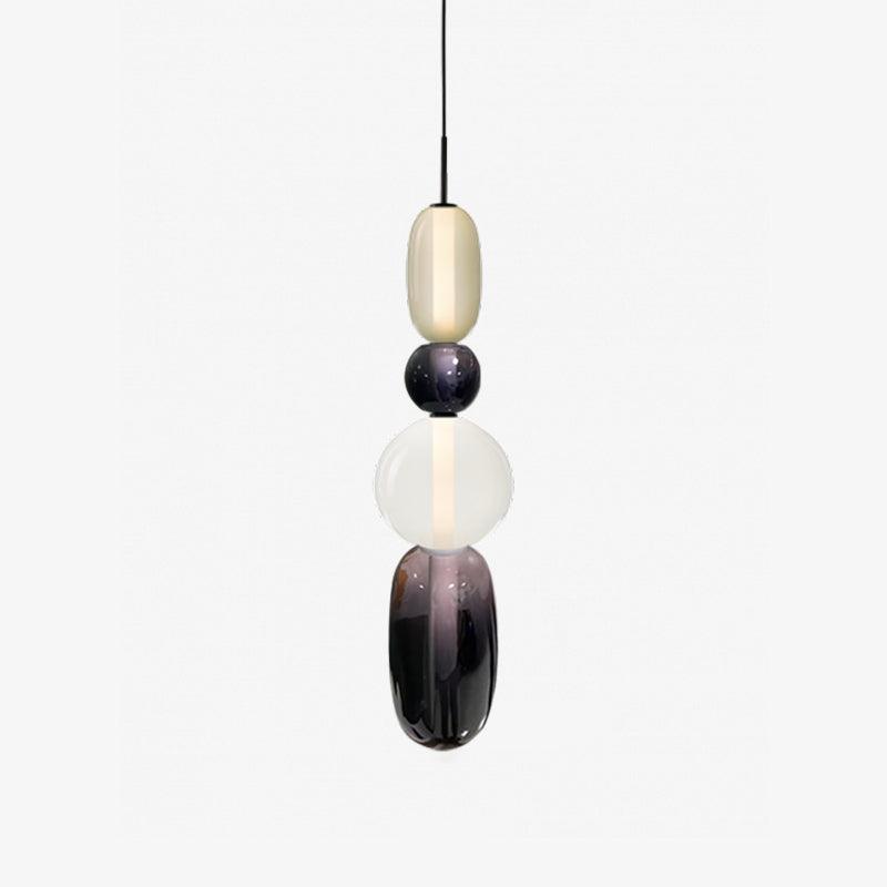Candied Glass Pendant Light Fixture-Lighting > Pendant Lights-casanuva-16cmx76cm-Warm Light-Colorful-casanuva