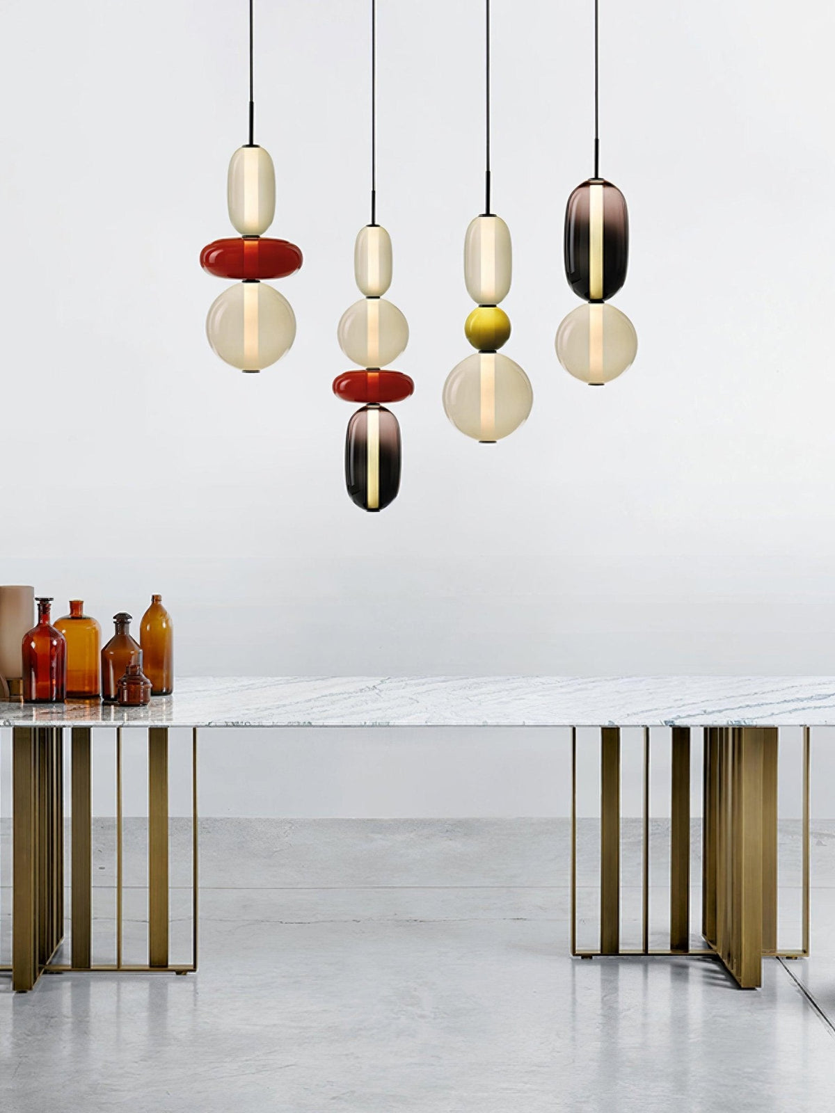 Candied Glass Pendant Light Fixture-Lighting > Pendant Lights-casanuva-casanuva