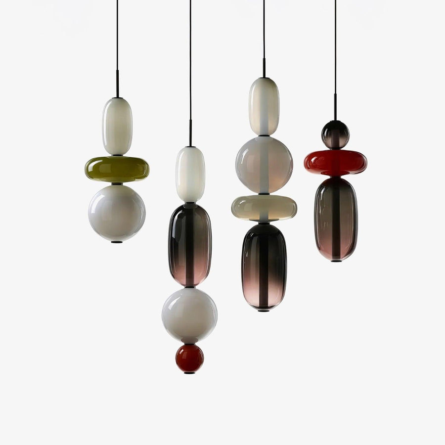 Candied Glass Pendant Light Fixture-Lighting > Pendant Lights-casanuva-casanuva