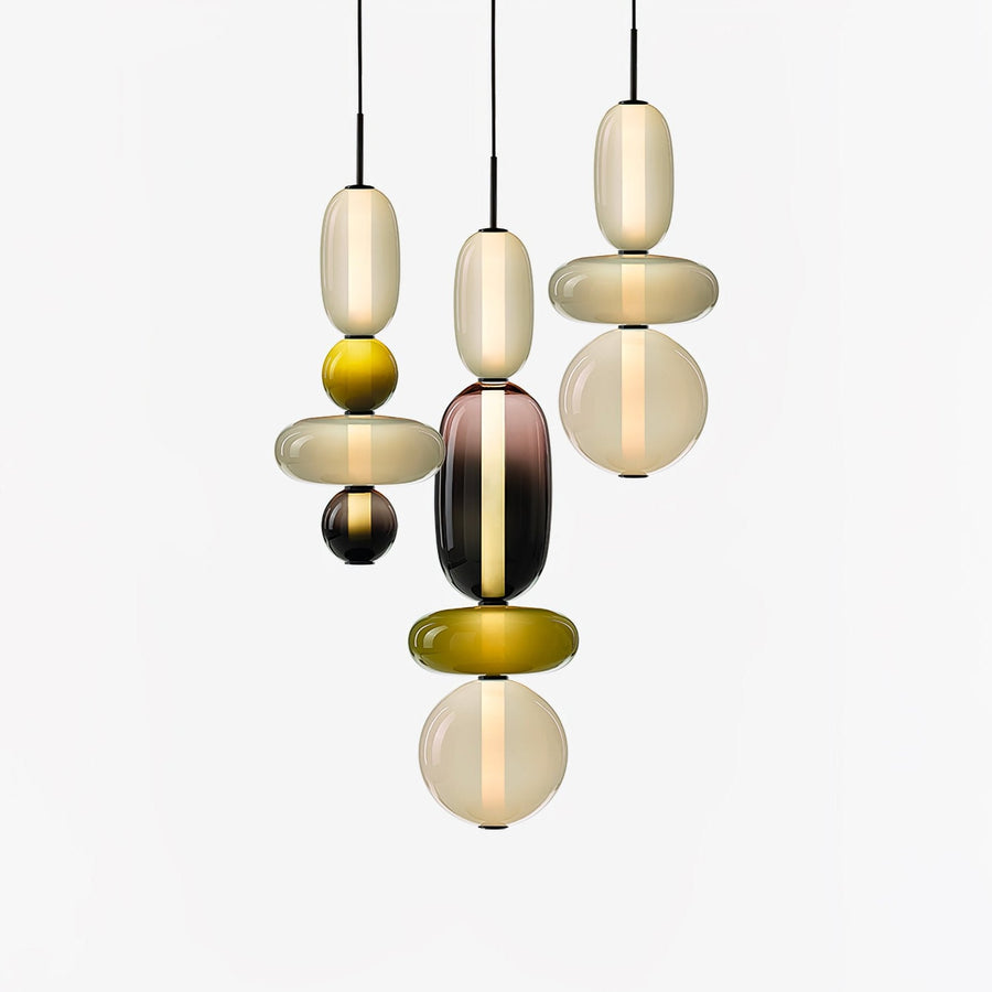 Candied Glass Pendant Light Fixture-Lighting > Pendant Lights-casanuva-casanuva