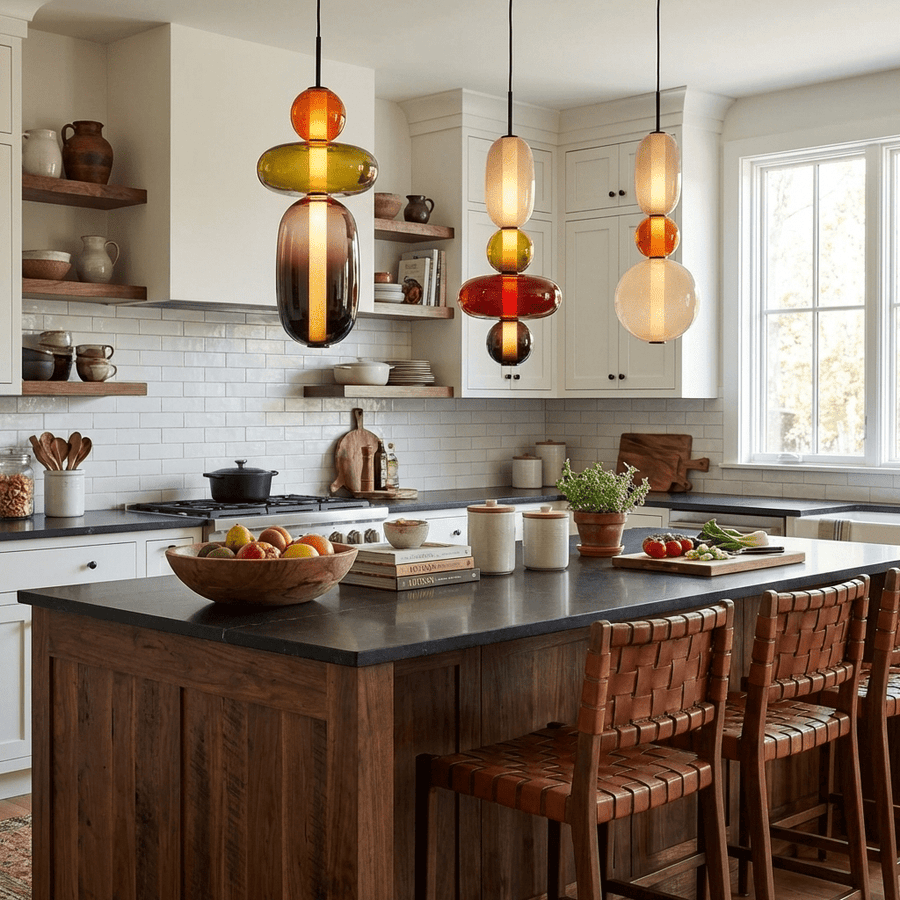 Candied Glass Pendant Light Fixture-Lighting > Pendant Lights-casanuva-casanuva
