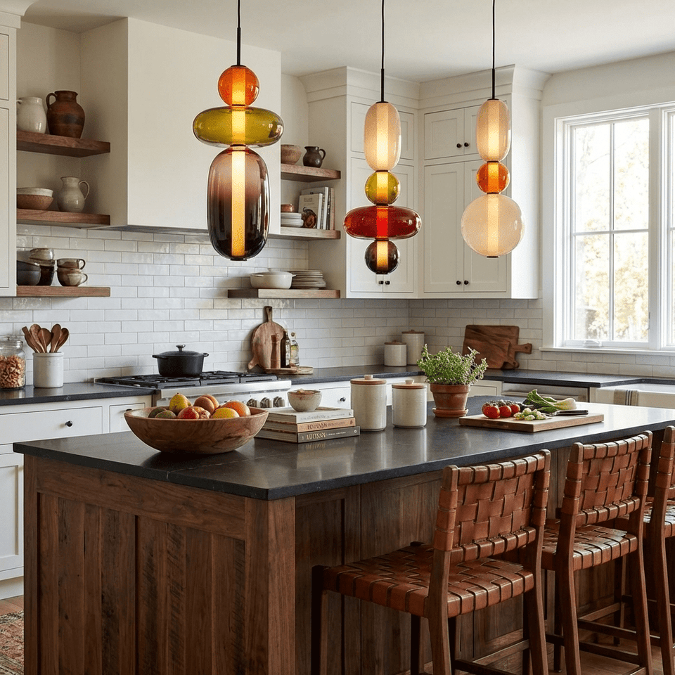 Candied Glass Pendant Light Fixture-Lighting > Pendant Lights-casanuva-casanuva