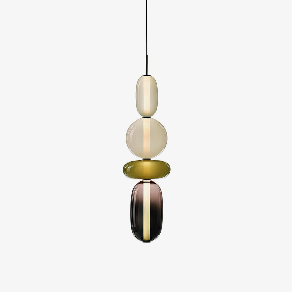 Candied Glass Pendant Light Fixture-Lighting > Pendant Lights-casanuva-casanuva