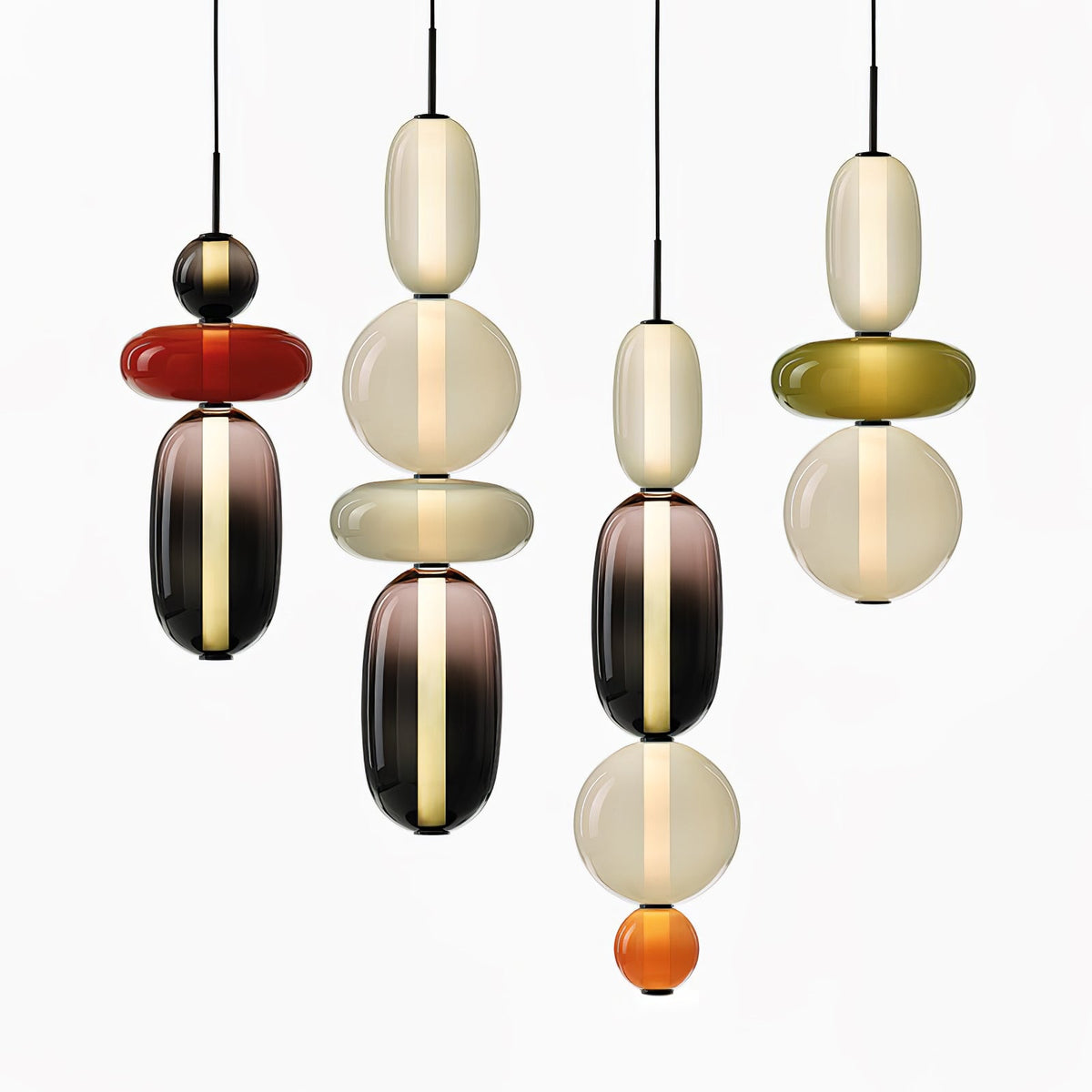 Candied Glass Pendant Light Fixture-Lighting > Pendant Lights-casanuva-casanuva