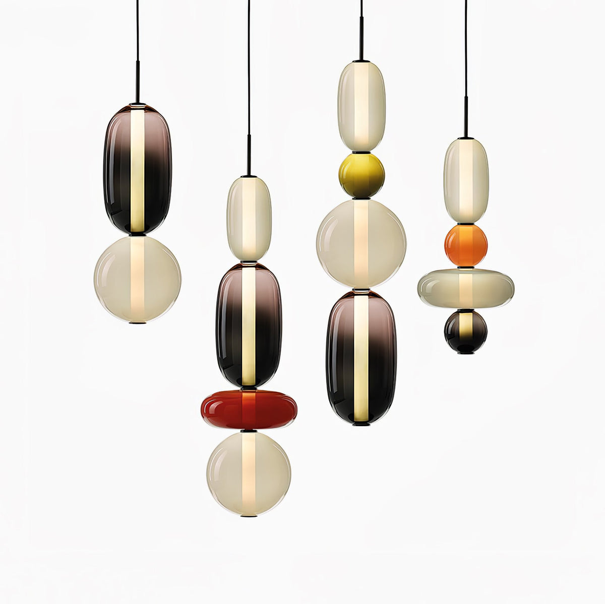 Candied Glass Pendant Light Fixture-Lighting > Pendant Lights-casanuva-casanuva