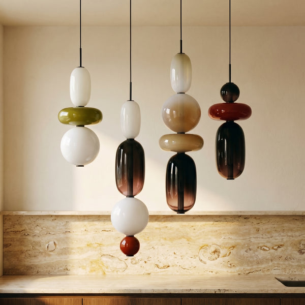 Candied Glass Pendant Light Fixture-Lighting > Pendant Lights-casanuva-casanuva