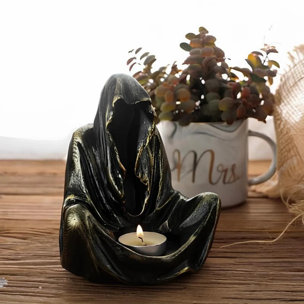 Candle Holder Ashcloak Design-Home Decor > Candle Holders-casanuva-Obsidian Gold-casanuva