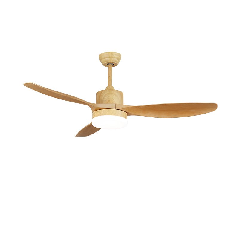 Ceiling Fan Light 48 Inch 52 Inch Keltis-Lighting > Ceiling Lights-casanuva-48" x H 11.8"-Nature Wood Light-Three-Color Changing-casanuva