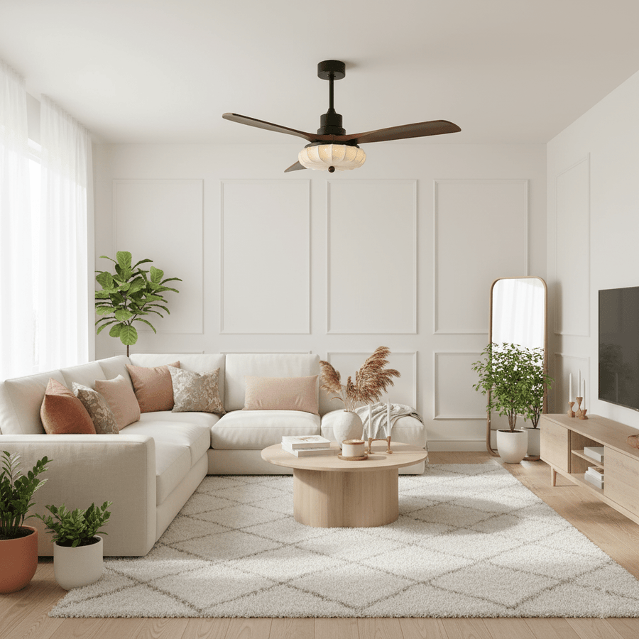 Ceiling Fan Light Lotus Bloom Design-Lighting > Ceiling Lights-casanuva-casanuva