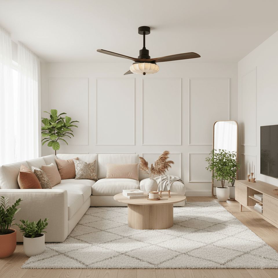 Ceiling Fan Light Lotus Bloom Design-Lighting > Ceiling Lights-casanuva-casanuva