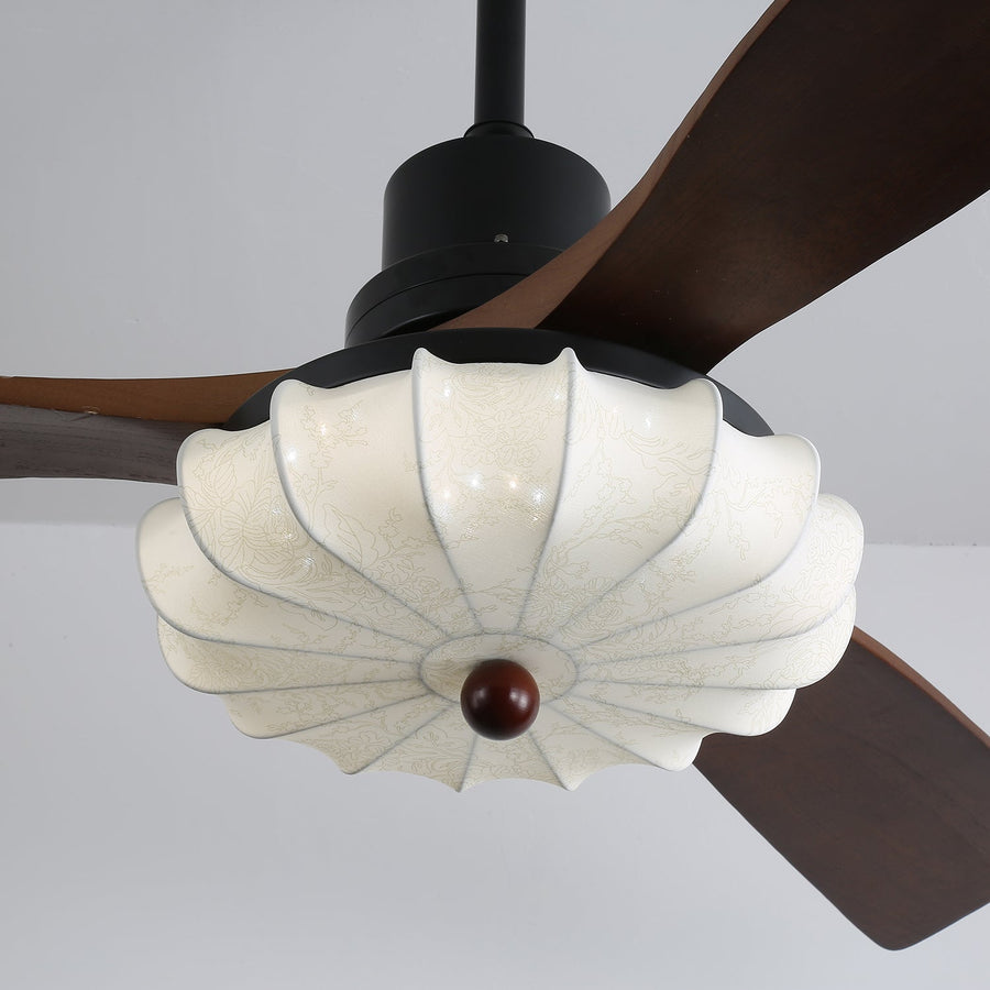 Ceiling Fan Light Lotus Bloom Design-Lighting > Ceiling Lights-casanuva-casanuva