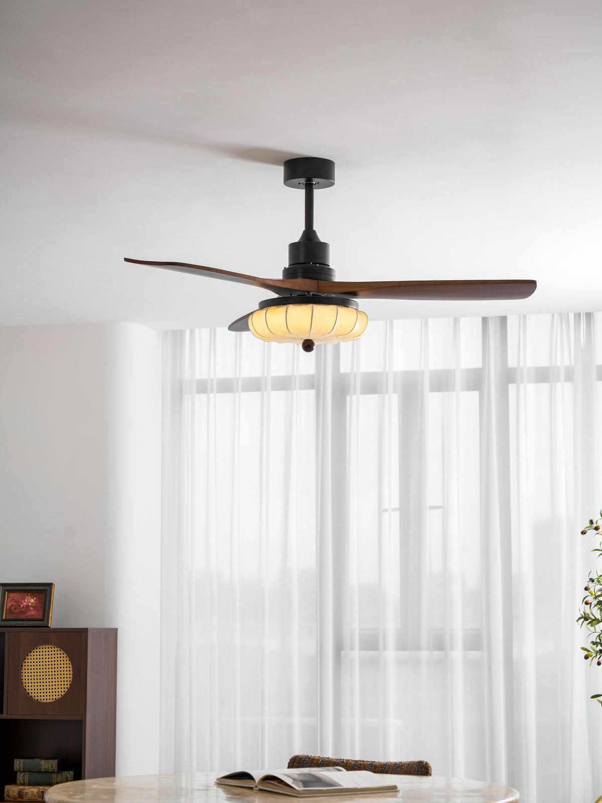 Ceiling Fan Light Lotus Bloom Design-Lighting > Ceiling Lights-casanuva-casanuva