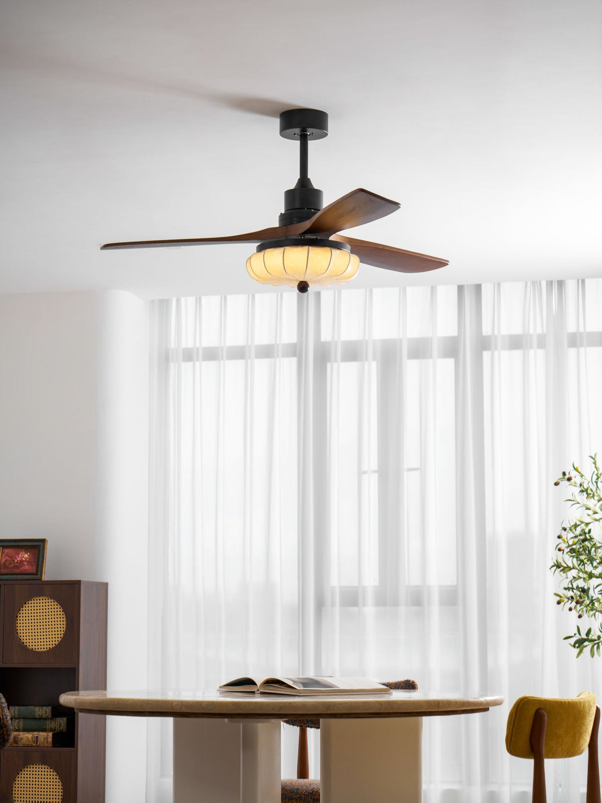 Ceiling Fan Light Lotus Bloom Design-Lighting > Ceiling Lights-casanuva-casanuva