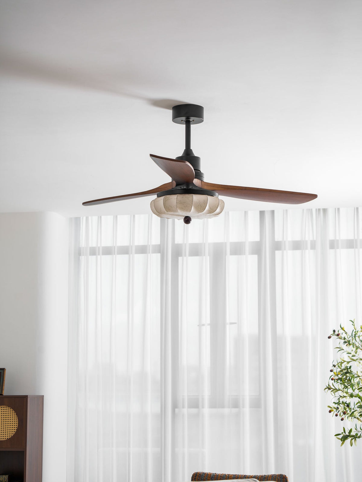 Ceiling Fan Light Lotus Bloom Design-Lighting > Ceiling Lights-casanuva-casanuva