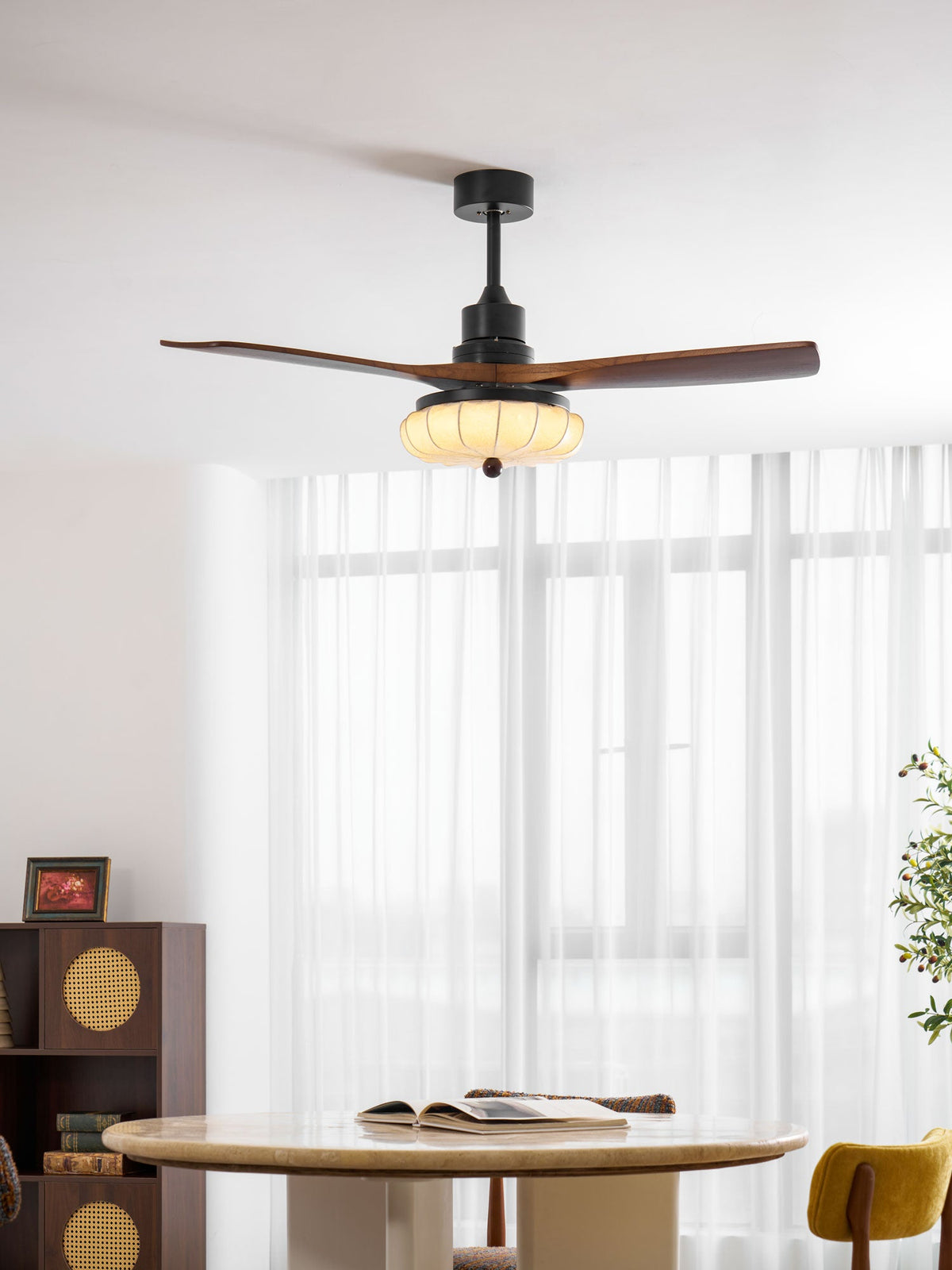 Ceiling Fan Light Lotus Bloom Design-Lighting > Ceiling Lights-casanuva-casanuva