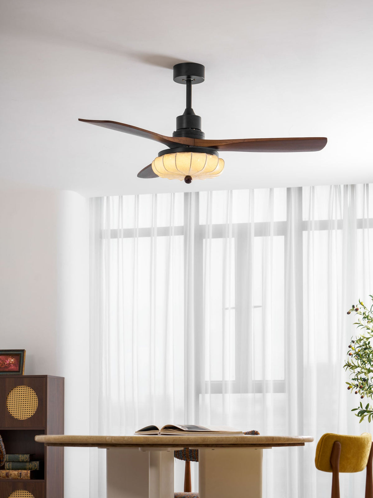 Ceiling Fan Light Lotus Bloom Design-Lighting > Ceiling Lights-casanuva-casanuva