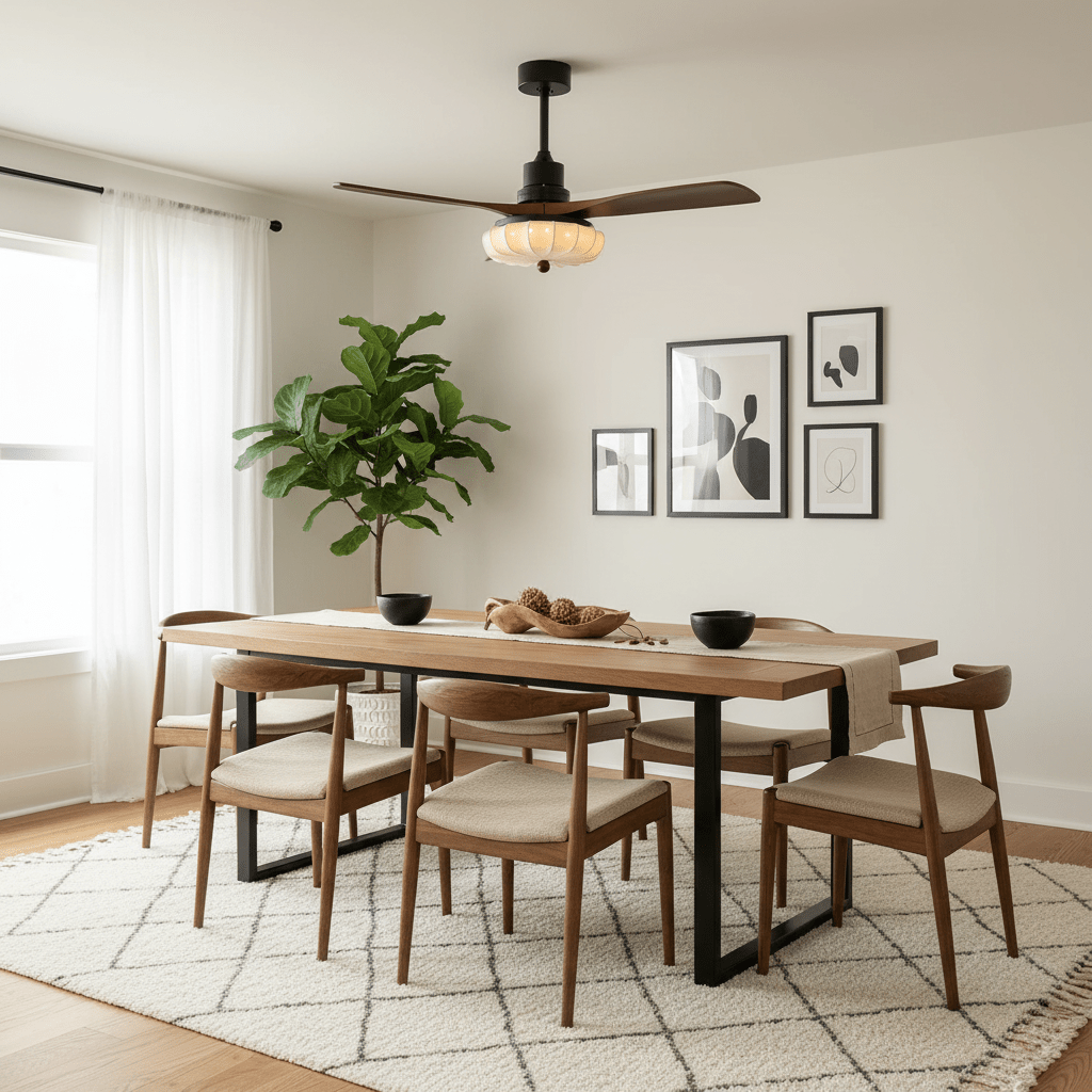 Ceiling Fan Light Lotus Bloom Design-Lighting > Ceiling Lights-casanuva-casanuva