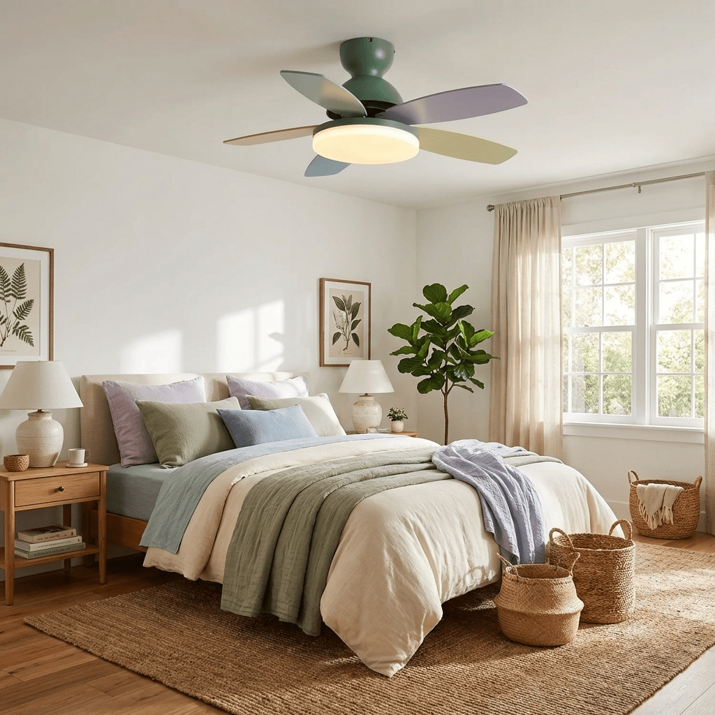 Ceiling Fan Light with Dimmable LED and Modern Design-Lighting > Ceiling Lights-casanuva-casanuva
