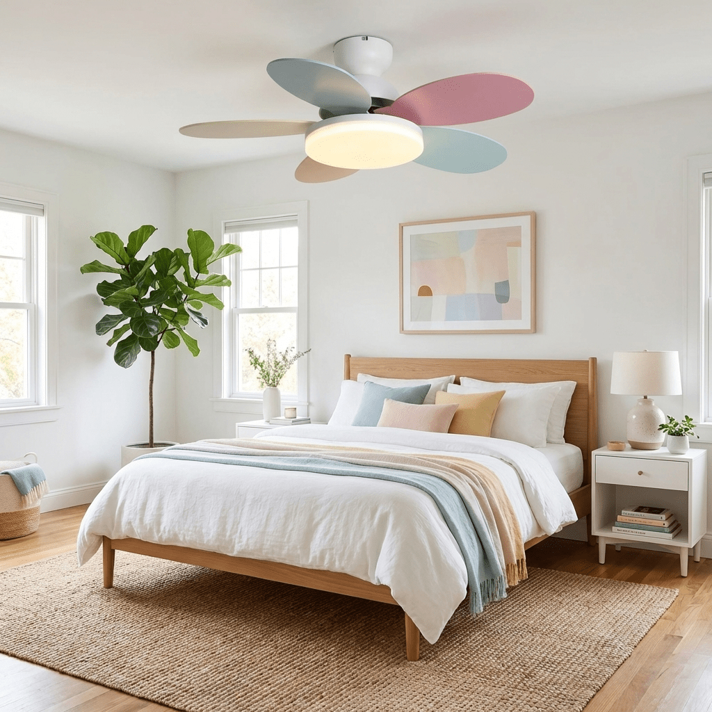 Ceiling Fan Light with Dimmable LED and Modern Design-Lighting > Ceiling Lights-casanuva-casanuva