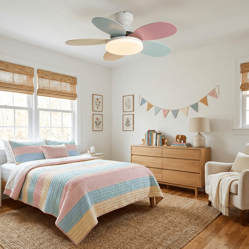 Ceiling Fan Light with Dimmable LED and Modern Design-Lighting > Ceiling Lights-casanuva-casanuva