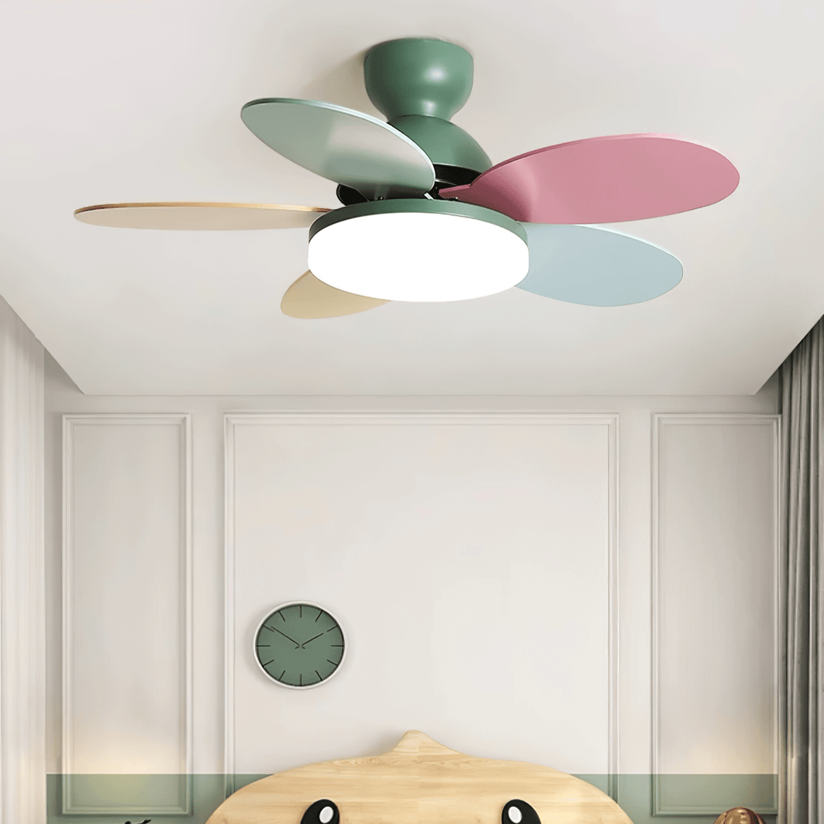 Ceiling Fan Light with Dimmable LED and Modern Design-Lighting > Ceiling Lights-casanuva-casanuva