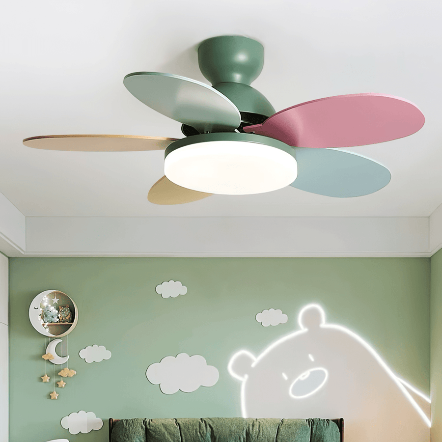Ceiling Fan Light with Dimmable LED and Modern Design-Lighting > Ceiling Lights-casanuva-casanuva