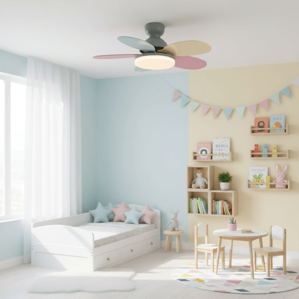 Ceiling Fan Light with Dimmable LED and Modern Design-Lighting > Ceiling Lights-casanuva-casanuva
