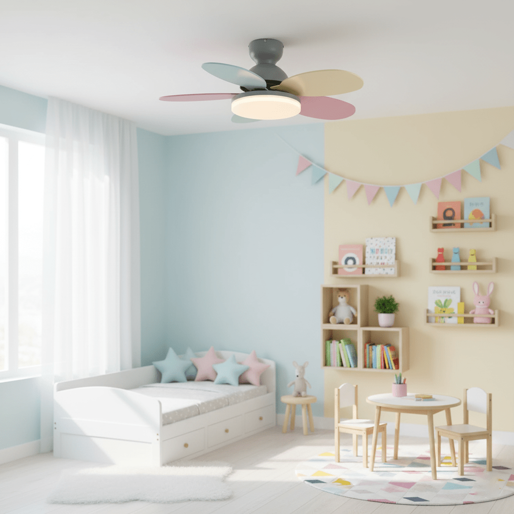 Ceiling Fan Light with Dimmable LED and Modern Design-Lighting > Ceiling Lights-casanuva-casanuva