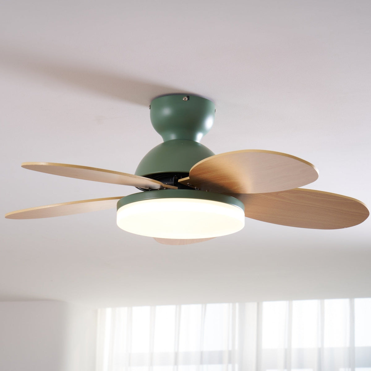 Ceiling Fan Light with Dimmable LED and Modern Design-Lighting > Ceiling Lights-casanuva-casanuva
