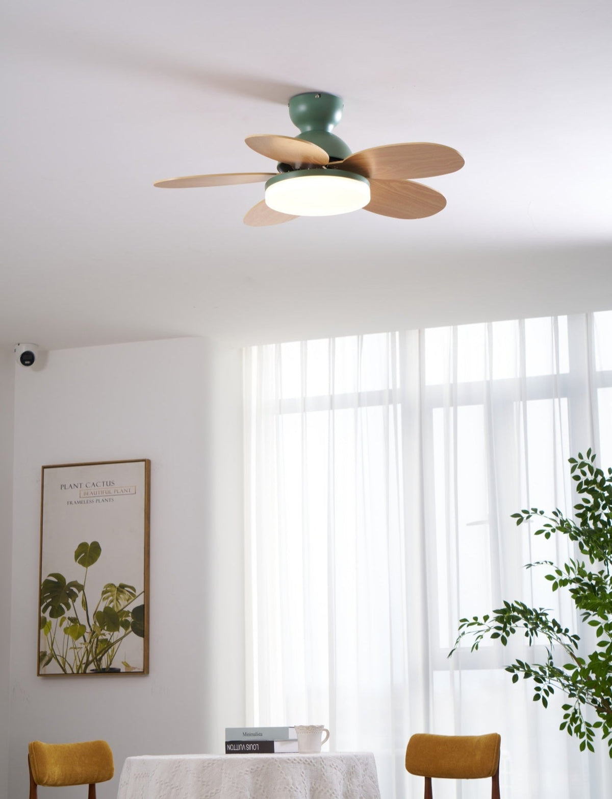 Ceiling Fan Light with Dimmable LED and Modern Design-Lighting > Ceiling Lights-casanuva-casanuva