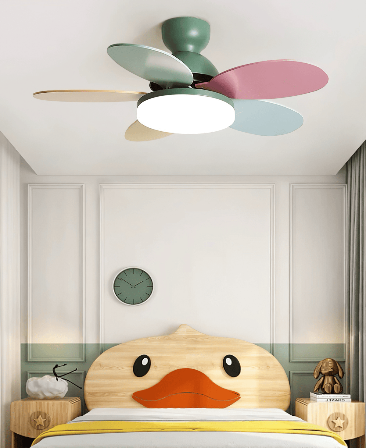 Ceiling Fan Light with Dimmable LED and Modern Design-Lighting > Ceiling Lights-casanuva-casanuva