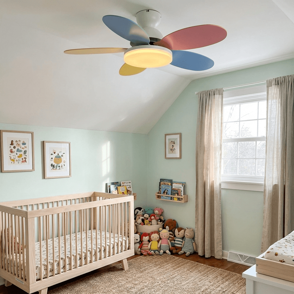 Ceiling Fan Light with Dimmable LED and Modern Design-Lighting > Ceiling Lights-casanuva-casanuva