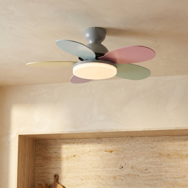 Ceiling Fan Light with Dimmable LED and Modern Design-Lighting > Ceiling Lights-casanuva-casanuva