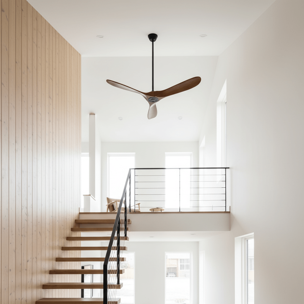 Ceiling Fan with Remote Control and Energy Efficient Design-Lighting > Ceiling Lights-casanuva-casanuva