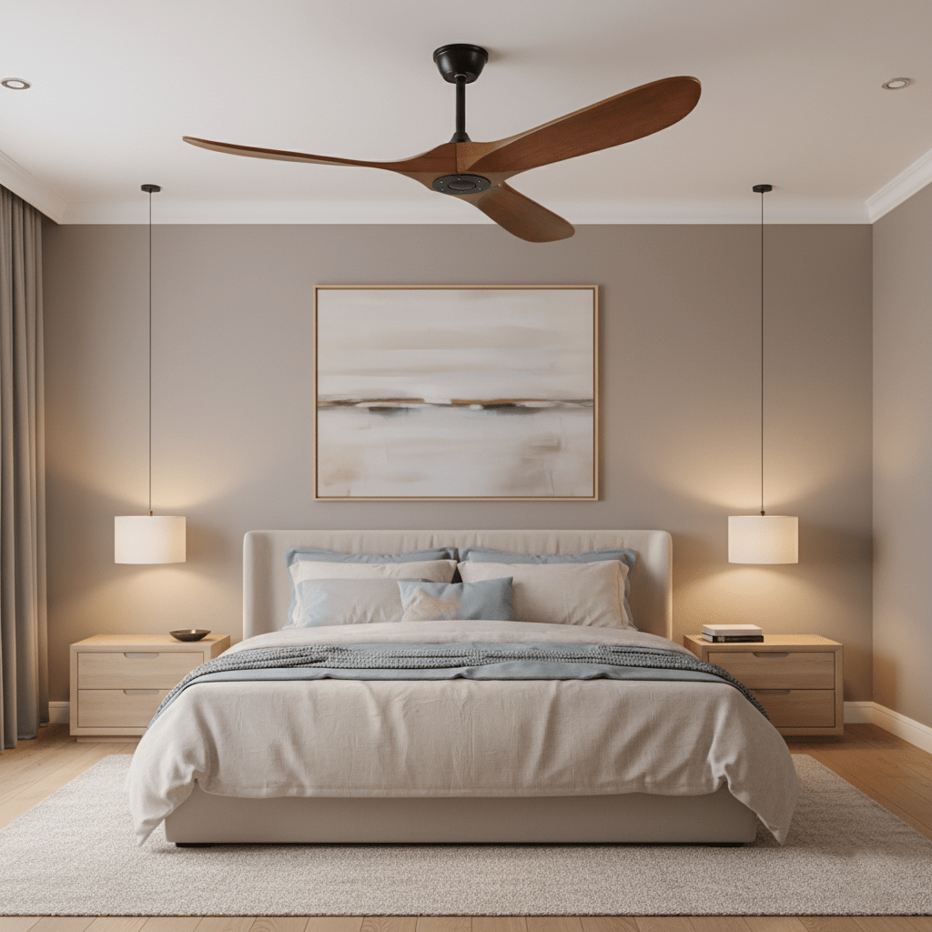 Ceiling Fan with Remote Control and Energy Efficient Design-Lighting > Ceiling Lights-casanuva-casanuva